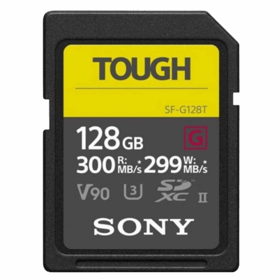 128GB Sony Tough SFG1TG SDXC UHS-II Class 10 V90 Speicherkarte
