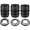 Sirui VP-1 VISION PRIME T1.4 Full-frame Cine Lens Set: 24mm/35mm/50mm